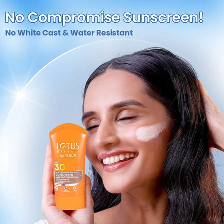 Lotus Herbals Skin Lightening Anti Tan Sunscreen Spf 30 Pa+++ 50 G