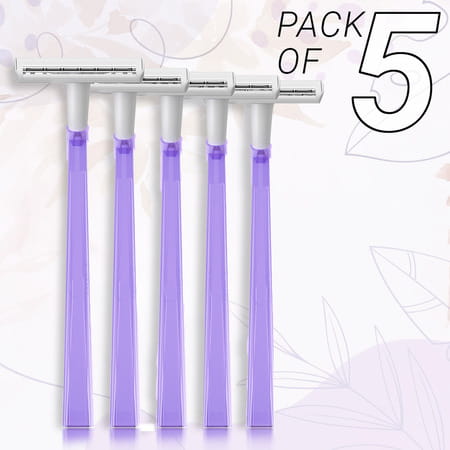 Zlade Summer Sensation Ii Twin-Blade Hair Removal Razor For Women - Buy 4 + 1 Free