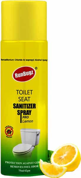 Runbugz Toilet Seat Sanitizer Spray (75 Ml) - Pack Of 1