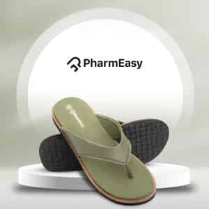 Pharmeasy Women's Diabetic & Orthopedic Slippers -olive Green - Size Uk 9