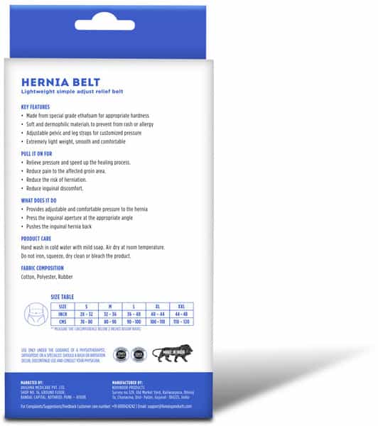 Liveasy Ortho Care Hernia Belt Small