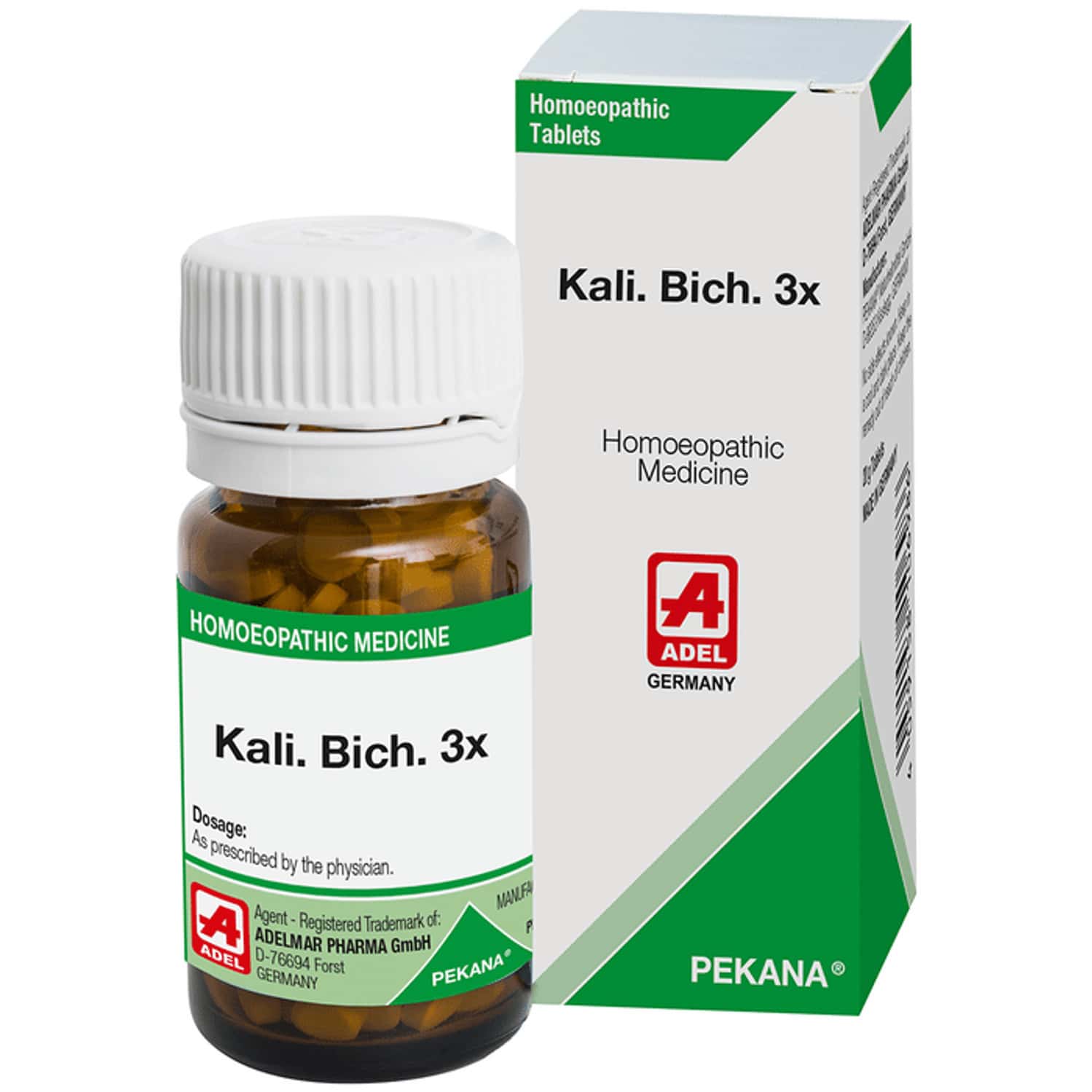 Adel Kali Bichromicum Trituration Tablet 3x 20 No's