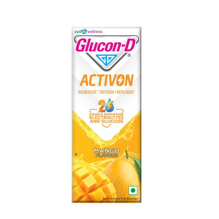 Glucon-D Activon | Electrolyte Energy Drink | Mango Flavour | 200ml