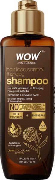 Wow Skin Science Hair Loss Control Therapy Shampoo -100 Ml