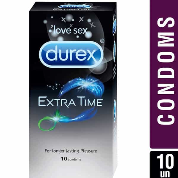Durex Extra Dots Thin Condoms Combo Pack - Honeymoon Pack: Extra Thin | Extra Time Condoms (10X3)