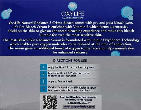 Oxylife Natural Radiance 5 Creme Bleach - 126 Gm