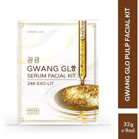 Naturer'S Essence Professional Gwang Glow Pulp Facial Kit | Pulp Based | Made From Watermelon | 41g