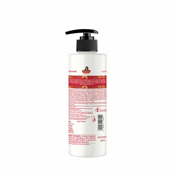 Meera Enrich Conditioner For Strong & Anti-Frizz Hair | With Kashmir's Saffron | Paraben Free 250Ml