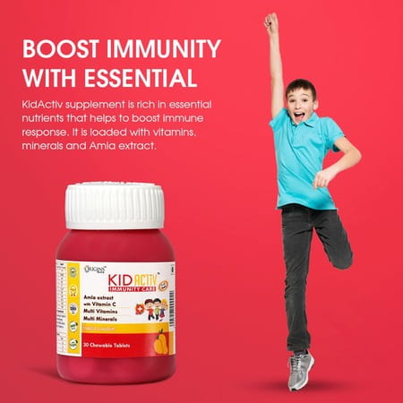 Origins Nutra Kidactiv Immunity Boosting For Kids(30 Chewable Tablets)