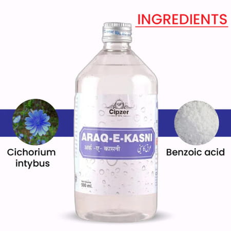 Cipzer Araq E Kasni 500ml | Herbal Tonic For Liver Health & Digestive Support