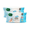Mother Sparsh Water Based Wipes (80 Scented Wipes Pack Of 2) - Plant Based Fabric