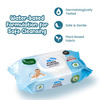 Mother Sparsh Water Based Wipes (80 Scented Wipes Pack Of 2) - Plant Based Fabric