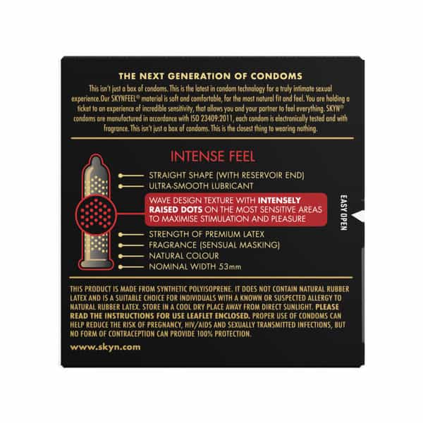 Skyn Intense Feel Premium Condoms Pack Of 3