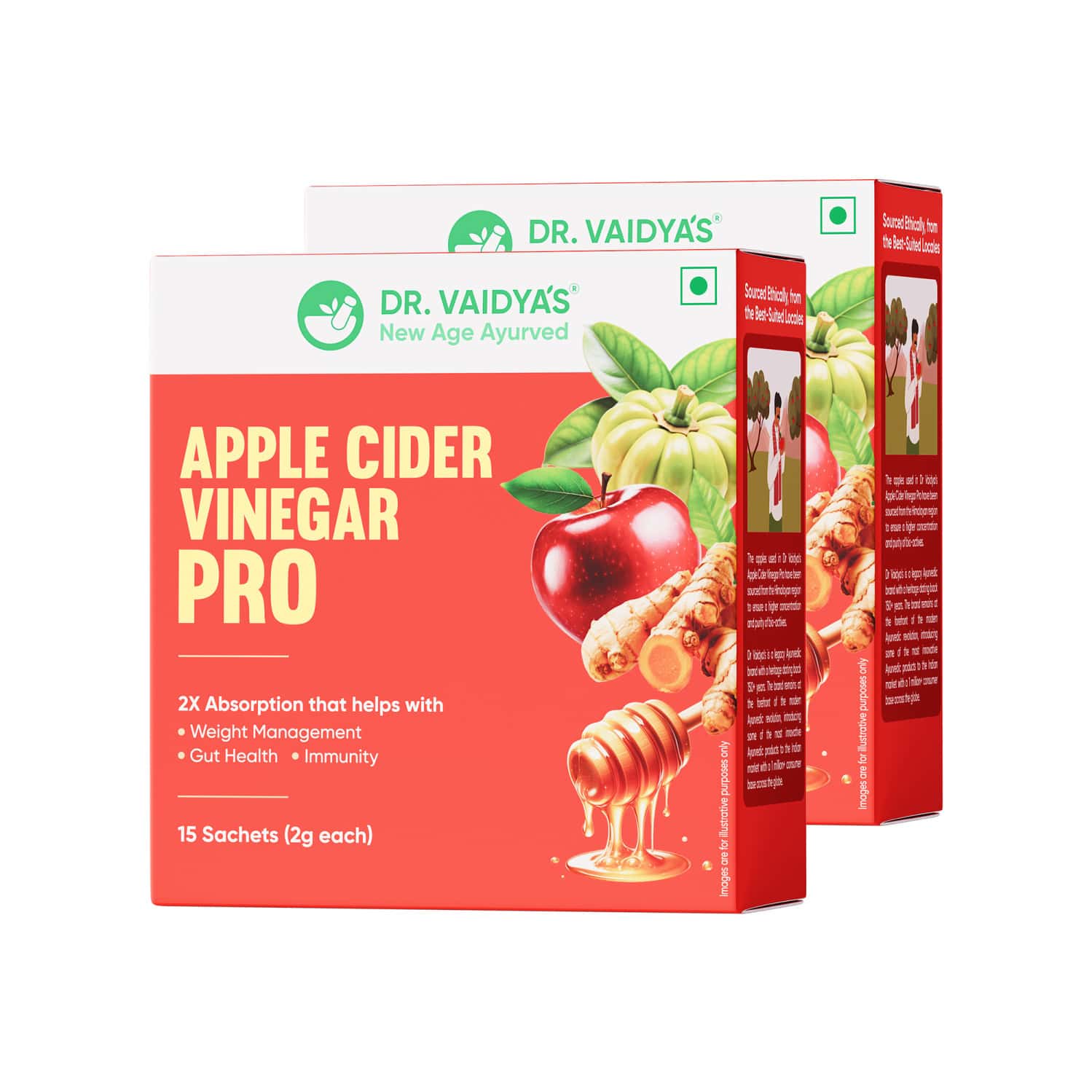 Dr. Vaidya's Apple Cider Vinger Acv Pro Pack Of 2