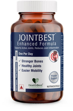 Healthbest Jointbest Joint Health Supplement With Glucosamine Msm & Chondroitin - 60 Tablets
