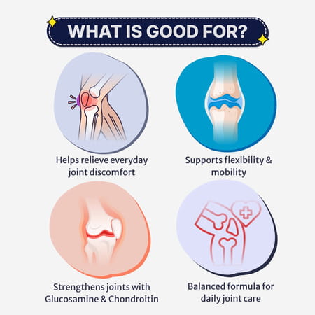 Healthbest Jointbest Joint Health Supplement With Glucosamine Msm & Chondroitin - 60 Tablets