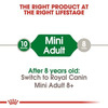 Royal Canin Mini Adult Dog Food | 8 Kg | Dry Food | Supports Weight Management & Digestive Health