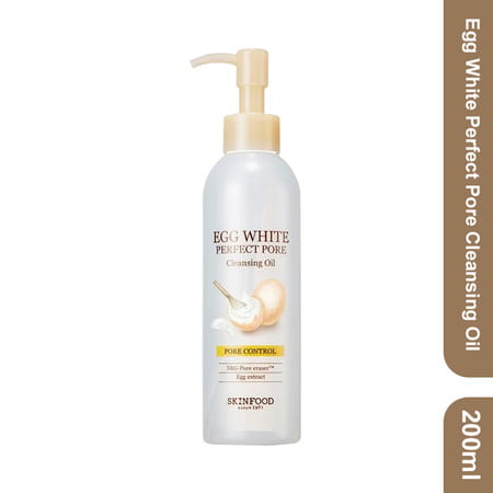 Skinfood Egg White Perfect Pore Cleansing Oil - Face Cleanser - Korean Beauty Product 200ml
