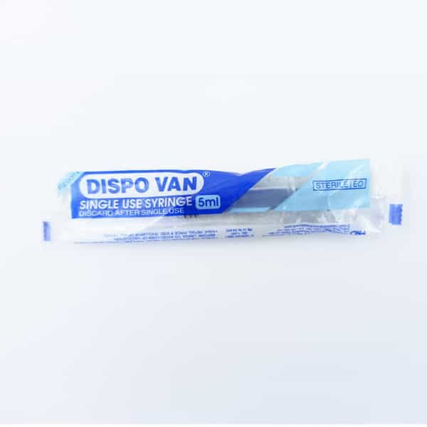 Hmd Dispo Van 24 G X 5 Ml Syringe 100 No's