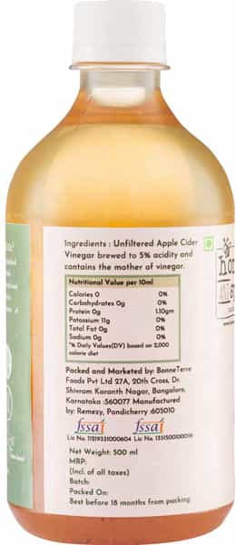 Honey & Spice Apple Cider Vinegar - With The Mother