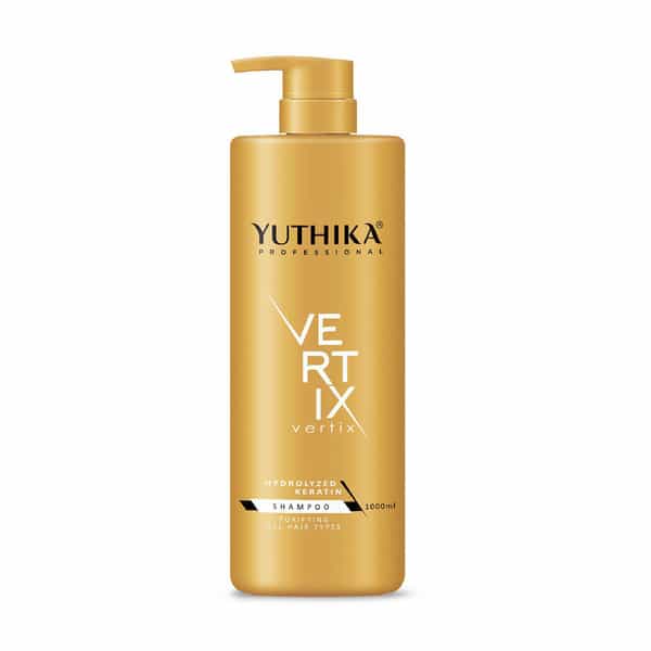 Yuthika Professional Vertix Hydrolyzed Keratin Purifying Shampoo For All Hair Types 1000Ml