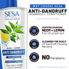 Sesa Ayurvedic Anti Dandruff Shampoo With Neem Lemon Helps Reduce Hairfall Controls Dandruff 500 Ml