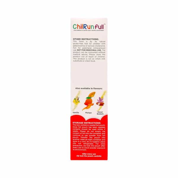 Chilrunfull Chocolate Flavour Total Nutrition To Support Childs Growth & Devlopment Box Of 200Gm