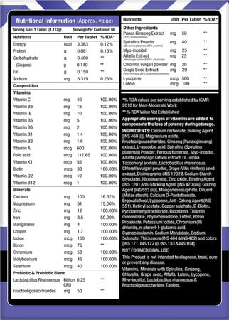 Musclexp Daily Vital + Probiotic One Daily 60 Tablets (Pack Of 2)