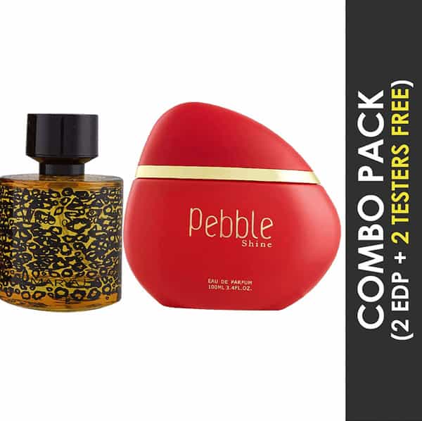Maryaj Wild Speed For Him Edp 100 Ml & Pebble Shine Edp 100Ml For Women Pack Of 2