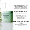 The Face Shop Tea Tree Korean Toner Pads | Aha Bha Pha Hyaluronic Acid | Acne & Oily Skin - 150ml