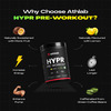 Athlab Hypr Pre Workout | Naturally Flavoured & Sweetened With Monk Fruit | Lemon - 480G