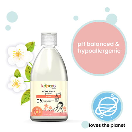 Koparo Body Wash - Jasmine - Natural & Non Toxic | No Parabens - Ph Balanced - Refill Pack - 750 Ml