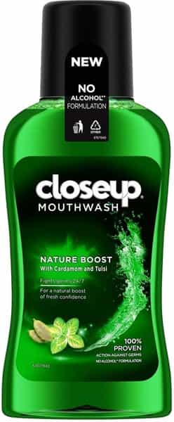 Closeup Nature Mouthwash Bottle Of 250 Ml