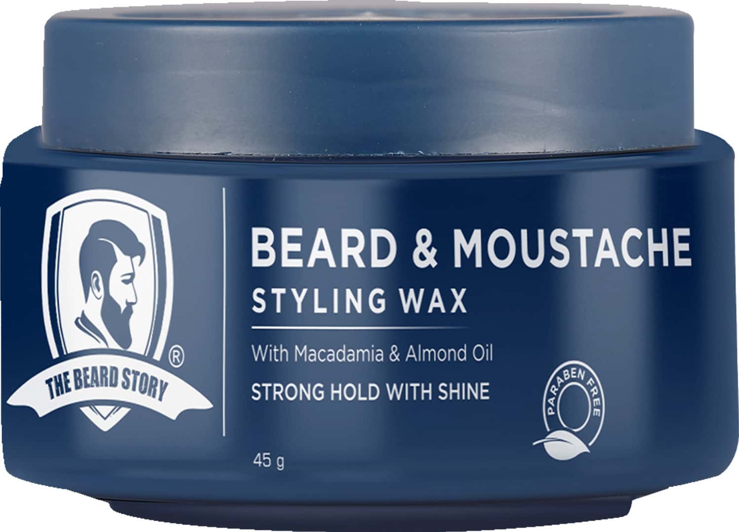 The Beard Story Beard & Moustache Styling Wax Strong Hold With Shine 45 G