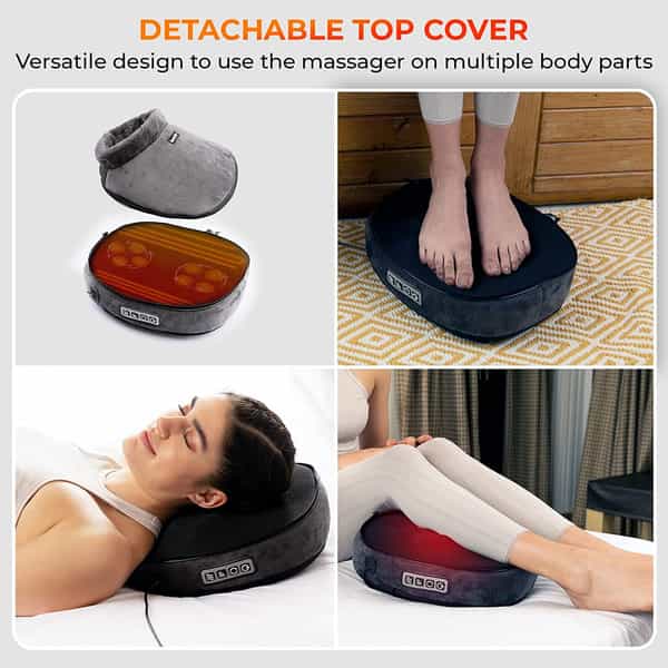 Beatxp Archeal Foot Massager For Pain Relief | Leg Massager Machine For Home Pain Relief (Grey)