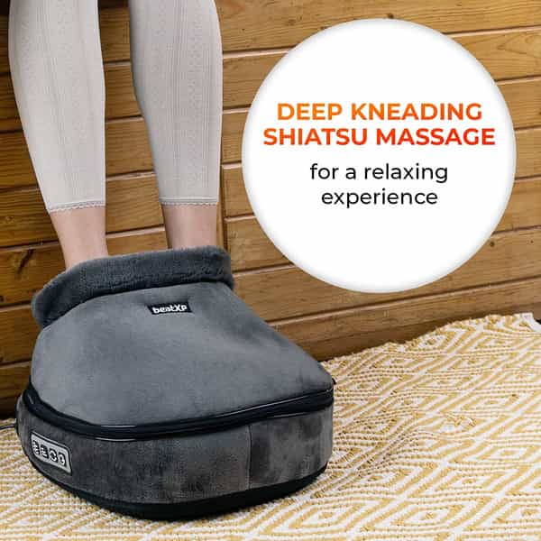 Beatxp Archeal Foot Massager For Pain Relief | Leg Massager Machine For Home Pain Relief (Grey)
