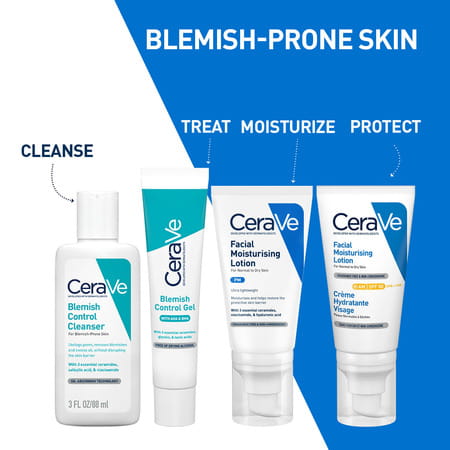 Cerave Blemish Control Cleanser With 2% Salicylic Acid For Acne-Prone Skin 88 Ml