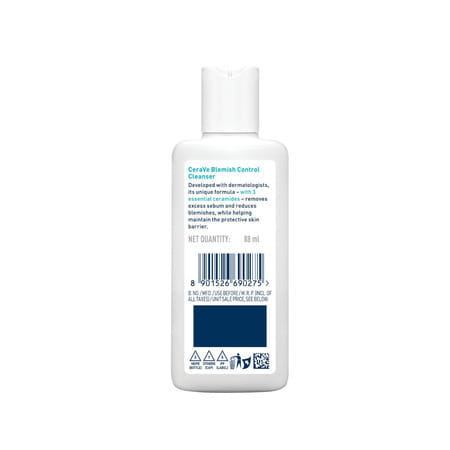 Cerave Blemish Control Cleanser With 2% Salicylic Acid For Acne-Prone Skin 88 Ml