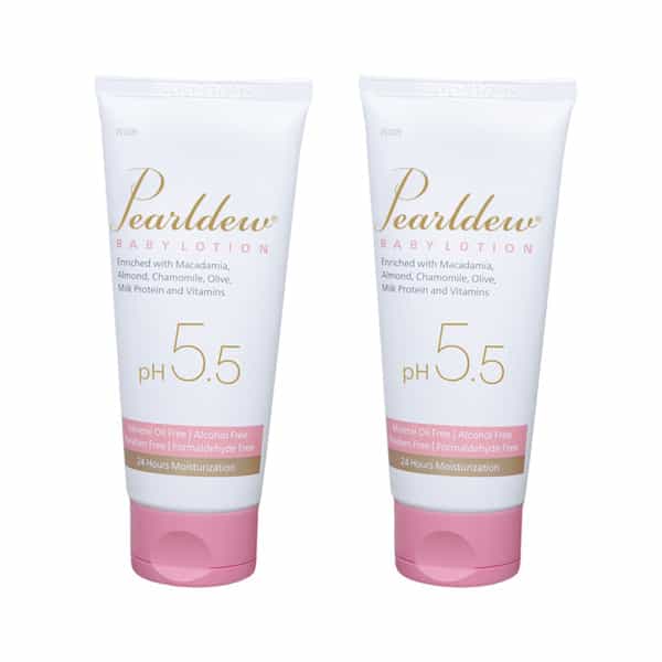 Pearldew Baby Lotion 100 Ml | Aloe | Coco Butter | Grape Seed Oil | Almond Oil (Pack Of 3)