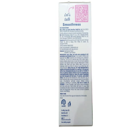 Veet Pure Hair Removal Cream For Normal Skin Organic Aloevera & Rose Extracts 100 Gm
