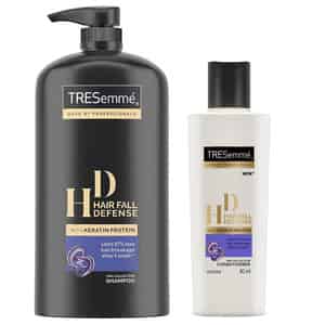 Tresemme Hair Fall Defence Shampoo 1l + Conditioner 80ml With Keratin Protein|used By Professionals