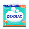 Dexolac Follow Up Formula Powder Stage 2 (6 To 12 Months) | 100% Lactose & 36 Vital Nutrients 1.2 Kg