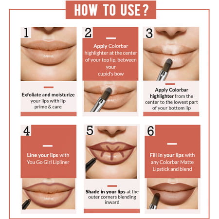 Colorbar You Go Girl Lip Liner- Pucker Up