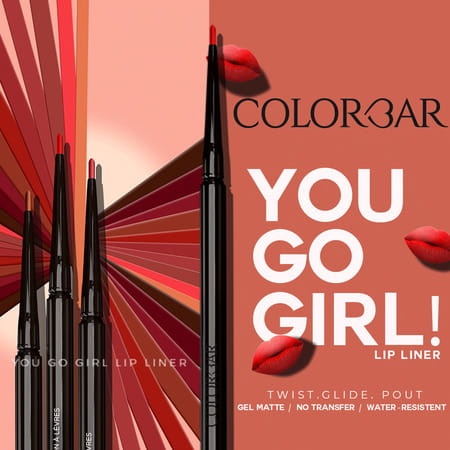 Colorbar You Go Girl Lip Liner- Pucker Up