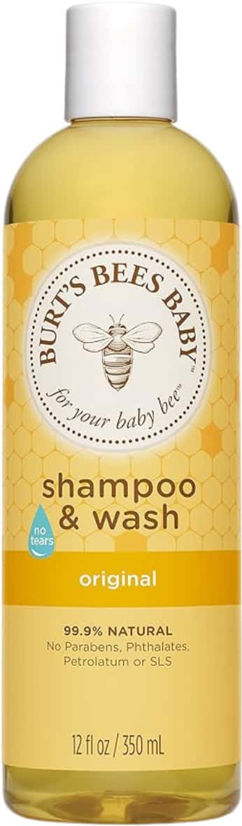 Burts Bees Baby Bee Shampoo & Wash | Tear-Free Baby Cleanser | 350 Ml