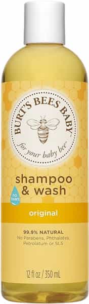 Burts Bees Baby Bee Shampoo & Wash | Tear-Free Baby Cleanser | 350 Ml