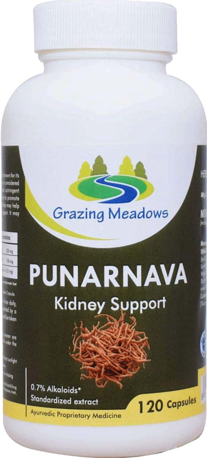 Grazing Meadows Punarnava - 120 Capsules (Pack Of 4)