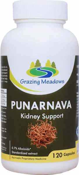 Grazing Meadows Punarnava - 120 Capsules (Pack Of 4)