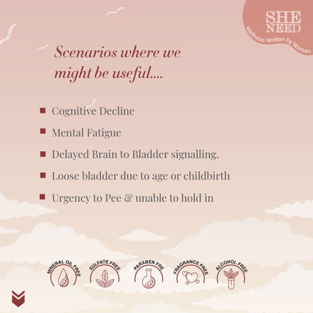 Sheneed Womens Brain & Memory Supports Supplement - 60 Capsules