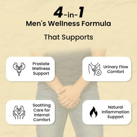 Sheopals Prostguardd Support Tablets For Men | Ayurvedic Urinary Wellness Supplement | 60 Pcs